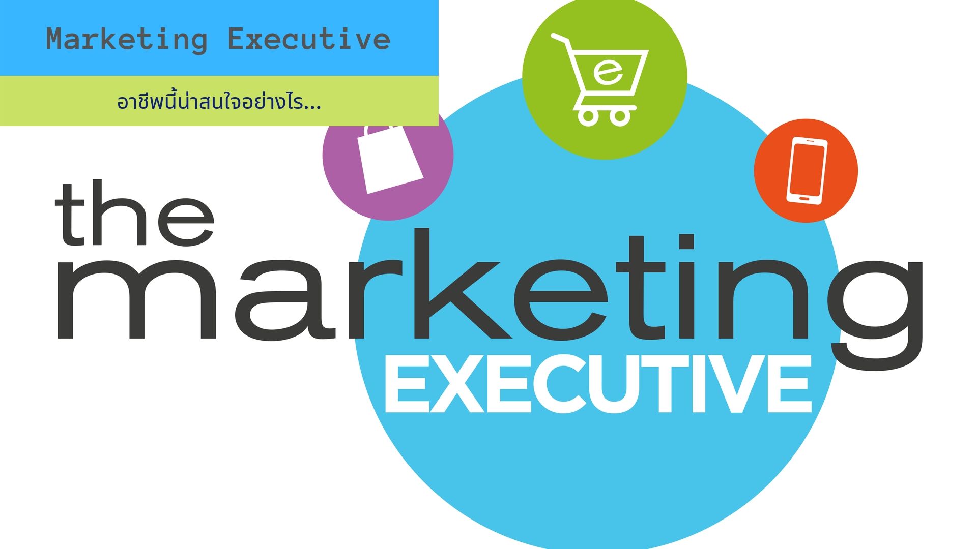 Marketing Executive อาชีพนี้น่าสนใจอย่างไร - Jobcute | เว็บไซต์หางาน  สมัครงาน ฝากประวัติ